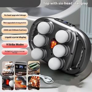 Masajeador de relajación muscular multifuncional inalámbrico de 12 cabezas para hombres y mujeres, Facia especial, pistola corporal, membrana para el cuello, características de calor - Product Image 6