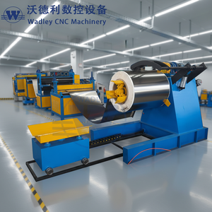 Línea de Producción de Máquinas de Grabado en Relieve para Placas de Acero Inoxidable, Hierro y Aluminio, con Profundidad de Patrón Ajustable de 1-2 mm y Máquina Niveladora - Product Image 1