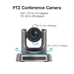 Cámara de Videoconferencia Profesional PTZ 4K 1080p Ndi, Cámara de Videoconferencia Profesional en Vivo con Seguimiento Automático 12X POE - Product Image 6
