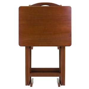 Juego de Mesa Plegable de Madera de Nogal Db Alex, Rectangular, para 2 Personas, Diseño Tradicional, para Camping y Senderismo - Product Image 6