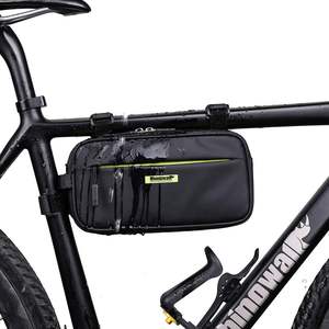 Bolsa multifuncional para manillar de bicicleta, gran capacidad, con correas para los hombros, diseño duradero - Product Image 4