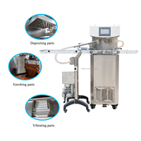 Équipement de fusion de chocolat de table compact de 30 kg, machine à tempérer le chocolat à table vibrante de 5 kg pour le recouvrement de chocolat
