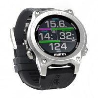 Montre de plongée Mares SIRIUS Summer en acier inoxydable avec charge sans fil et capteur