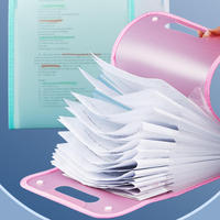 Carpeta de Archivos Expandible Multifuncional A4 con Logotipo Personalizado, Carpeta de PP de Gran Capacidad con 13 Compartimentos, Diseño de Acordeón