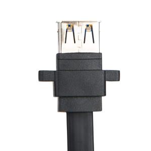 Cable de montaje de Panel de tornillo hembra para placa base, Conector de Cable plano de <span class=keywords><strong>19</strong></span> pines con puertos duales <span class=keywords><strong>USB</strong></span> 3,0 - Product Image 6