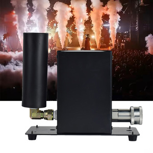 Machine à jet de CO2 DMX professionnelle avec canon lumineux LED RGB pour effets spéciaux en club, mariage, concert, fête - Product Image 1