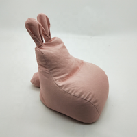 Nouvelle chaise de pouf en forme de lapin pour enfants, canapé de pouf paresseux