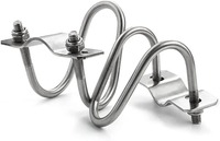 Futeng Connecteur de tuyauterie supporté personnalisé Collier de serrage croisé double en forme de U Boulons en U Ressort