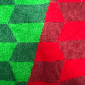 Bufanda de Fútbol Personalizada al por Mayor para la Copa <span class=keywords><strong>Mundial</strong></span> de Fútbol, Equipo Nacional de Chile, Suave, Cálida, con Diseño Argyle y Letras, Duradera - Product Image 2