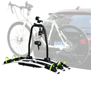 Treasurall-Soporte de enganche trasero para bicicleta, plataforma de acero para coche, 2 ", 4 bicicletas, HB009D