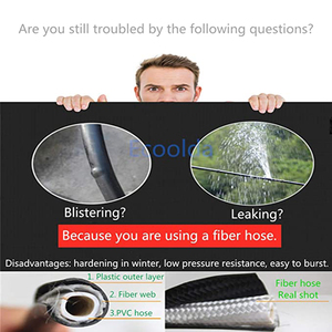 Rondella di pressione rondella per auto tubo di pulizia della conduttura delle acque reflue tubo di scarico dell'acqua detergente per fognature Kit di tubi flessibili per STIHL - Product Image 5