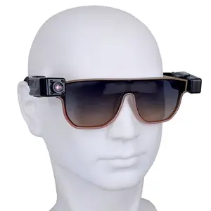 Factory Sales WIFI Security Monitoring Camera Web Ip Camera Nightshot First Person Perspective Camera On Glasses Legs