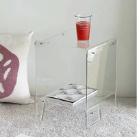 Table basse contemporaine en acrylique de haute qualité pour la vente en gros