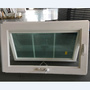 Piezas de manivela abatibles de estilo de lujo alemán de vinilo superior de diseño personalizado ventanas de ideas de diseño abatibles UPVC - Product Image 3