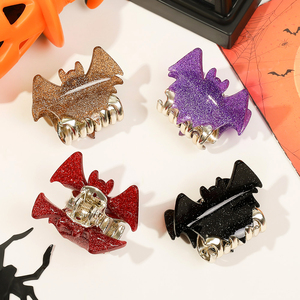 5cm niños Mini Halloween murciélago pelo garra Clip chica Punk vampiros horquilla mujeres <span class=keywords><strong>disfraz</strong></span> fiesta accesorios para el cabello Festival regalos - Product Image 2