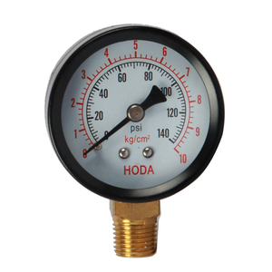 Manómetro Hoda Y-40 de 40 mm 1/8PT Psi Kg Cm2 para Compresor de Aire, Vacío y Agua - Product Image 2