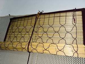 Stores en bambou tissé sur mesure, filtrant la lumière naturelle, pour maison, hôtel, restaurant, sans système de tirage - Product Image 4