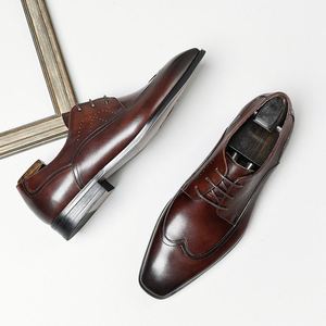 Nouvelle collection d'automne du créateur original, chaussures pour hommes en cuir véritable, style britannique, axées sur le business avec des caractéristiques distinctives - Product Image 5