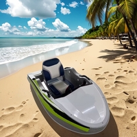 Kart bateau électrique haute performance, écologique et durable, capacité 2 personnes, pour les eaux océaniques, jeux aquatiques