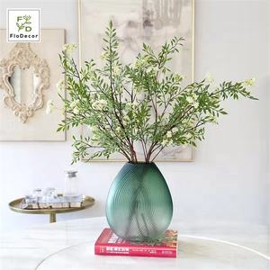 Decoración Otoñal, Ramas Artificiales de <span class=keywords><strong>Nandina</strong></span> con Flores y Bayas - Product Image 4