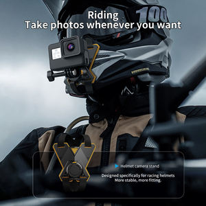 Mechrig磁気クイックリリースヘルメットマウントアクション用カム電話ホルダーGoProアダプター付き - Product Image 3