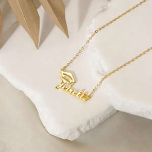 Regali di Laurea <span class=keywords><strong>per</strong></span> Lei, Collana Personalizzata con Nome e Cappello di Laurea, Gioielli <span class=keywords><strong>per</strong></span> Ragazze - Product Image 3