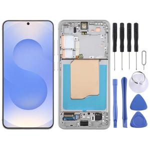 Repuesto para Samsung <span class=keywords><strong>Galaxy</strong></span> S25 SM-S931B, Pantalla LCD Original con Digitalizador y Marco, Ensamblaje Completo - Product Image 1