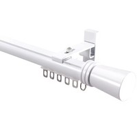Tringle à rideau moderne en aluminium, rail de rideau coulissant super lisse et silencieux, ensemble de tringles décoratives pour fenêtres, vente en gros usine
