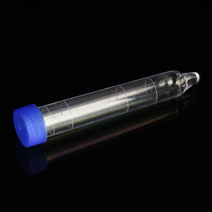 Langjian 12ml <b>Screw</b> Capped Urine Sediment Collection Tube With Pointed Bottom Disposable Ps Graduated Test Tube - Product Image 3