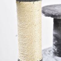 Arbre à Chat Multilevel avec Griffoir en Sisal, Tour en Bois, Condo et Hamac, Prix de Gros