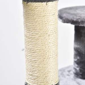 Pohon Kucing Bertingkat Murah Grosir dari Sisal, Kayu, dan Palm dengan Tempat Tidur Gantung - Product Image 4