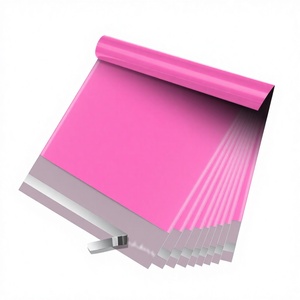 Bolsas de Envío al por Mayor, Color Rojo Rosa, 3.5 Mil, LDPE Coextruido, Lisas, para Embalaje y Envío Exprés - Product Image 1