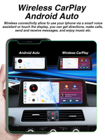 Pantalla CarPlay inalámbrica Android 13 para BMW 5 Series E60 CCC System 2003-2010 8Core reproductor Multimedia para coche 4G GPS Radio navegación