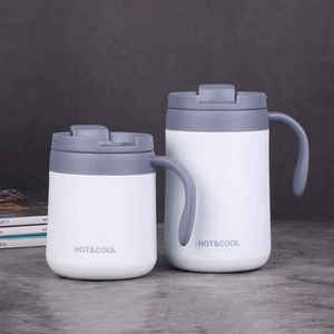 Round-bottomed Stainless Steel Vacuum Thermos <b>with</b> Handle Leak-Proof 0-6 Hours <b>Thermal</b> Insulation Eco-Friendly - Product Image 3