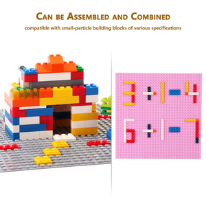 Nhỏ Hạt Lắp Ráp Nhựa Trẻ Em Xây Dựng Khối Thiết Lập 32*32 Dot Baseplates VK Dot Baseplate Cho Xây Dựng Khối Đồ Chơi Bé Trai - Product Image 5
