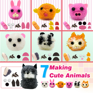 Jouets éducatifs STEM Mini Kit scientifique pour animaux de compagnie en papier pompon DIY mignon Cadeaux d'anniversaire pour les enfants et les adolescents de 8 ans et plus - Product Image 2