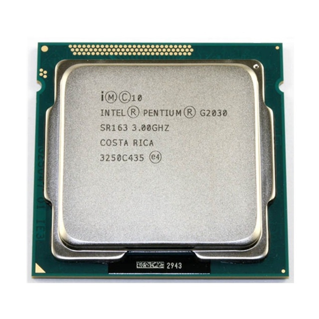 Used for Pentium G2030 3.0 GHz LGA 1155 Desktop CPU 2-core 64-bit 3 MB L3 Cache