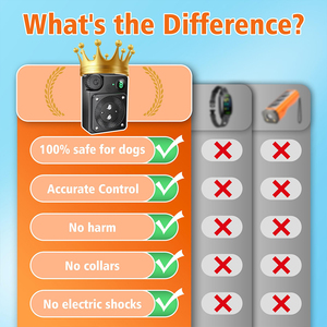 Ultraschall wiederauf ladbare wasserdichte Anti-<span class=keywords><strong>Barking</strong></span>-Gerät Hunde Langstrecken 50ft Indoor Outdoor Bark Stopper Hunde training - Product Image 6