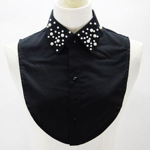 Nuova camicetta <span class=keywords><strong>staccabile</strong></span> mezza <span class=keywords><strong>camicia</strong></span> elegante moda donna collo finto con <span class=keywords><strong>colletto</strong></span> di perle - Product Image 5