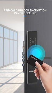 Desbloqueo de cerradura de puerta inteligente semiautomático y desbloqueo de código para apartamentos, hoteles y familias - Product Image 4