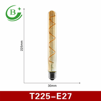 Lampe à filament T125 de style rétro de haute qualité, ampoule LED à culot E27 B22