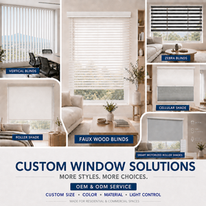 Persianas Enrollables Inalámbricas para Ventanas, con Tela Opaca, Diseño Moderno, Directo de Fábrica, para Escuelas, Hoteles y Edificios Comerciales - Product Image 6