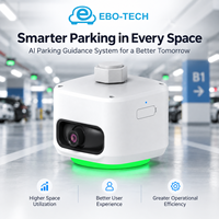 Caméra de Guidage de Stationnement 4MP à Vision IA avec Détection de Véhicules et de Personnes, Indicateur RGB et Surveillance de l'Occupation en Temps Réel pour Garages