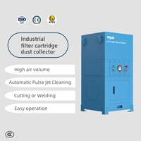 Système de filtration d'air industriel 380V pour collecteur de poussière à cartouche, équipement d'extraction de poussière haute efficacité