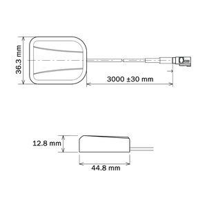 ARKNAV A-186 FAKRA Antenne active multifréquence GPS GNSS à gain élevé pour systèmes de navigation Glonass - Product Image 6