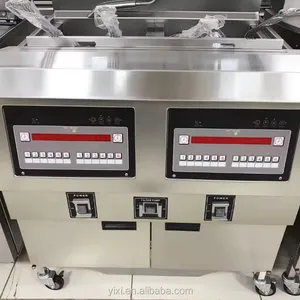 Hohe qualität industrie friteuse gas/kfc huhn braten maschine/OFE-322 kartoffel chips friteuse