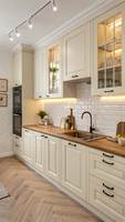 Meuble de cuisine pour petit appartement, solution de rangement modulaire et gain de place