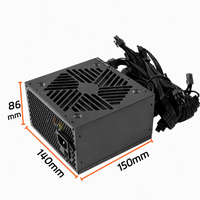 Yüksek Kaliteli 700W PC Güç Kaynağı Tam Voltaj 110-240V Sessiz Fanlı Oyun Bilgisayarı Güç Kaynağı PSU Masaüstü İçin