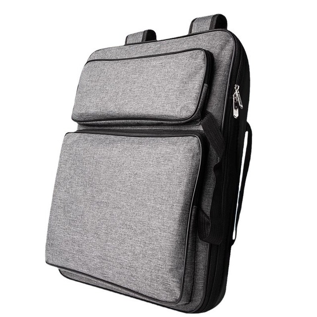 Bview Large Capacity Art Portfolio Backpack, Drawing Storage Bag with Multi Compartments for Artists and Students