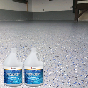 Revêtement de peinture de sols en flocons de <span class=keywords><strong>vinyle</strong></span> de résine époxy résistant à l'usure de haute qualité - Product Image 1